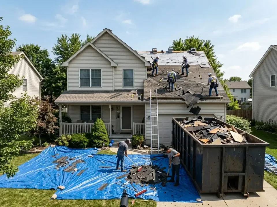 roof-replacement-debris-remova-004 — frequently asked questions, Cheapest Dumpster Rentals in Vienna, IL